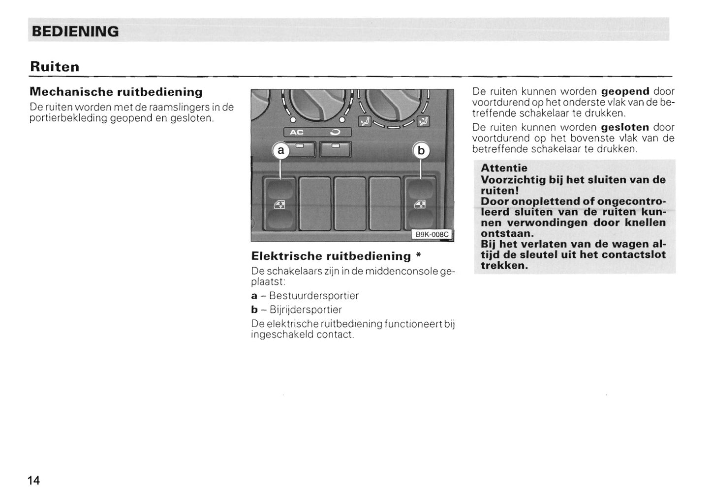 1996-2004 Volkswagen Caddy Gebruikershandleiding | Nederlands