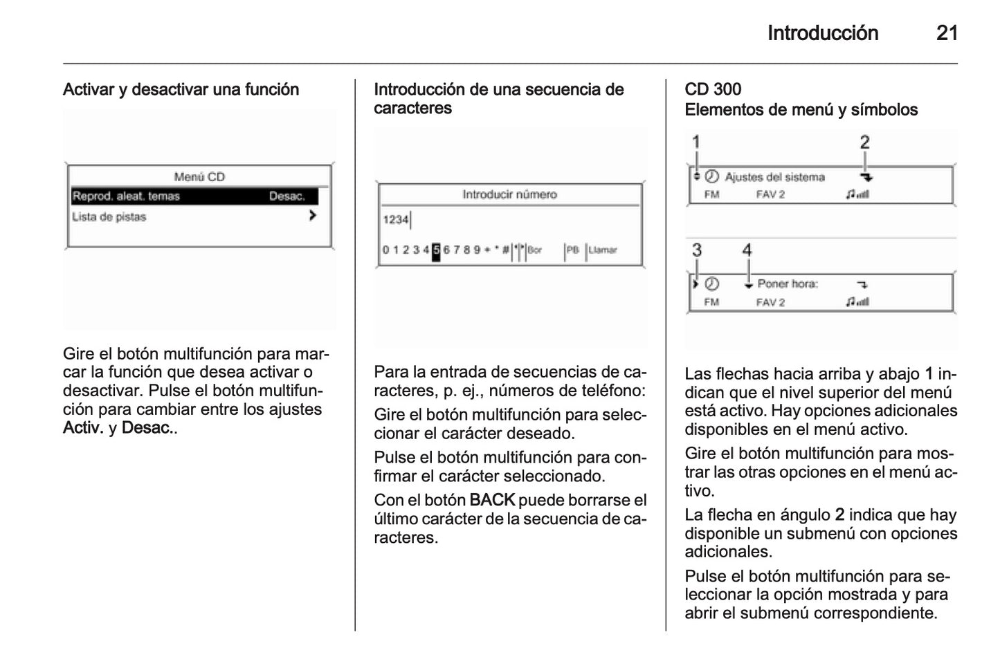 Opel Insignia Manual de infoentretenimiento 2009 - 2013