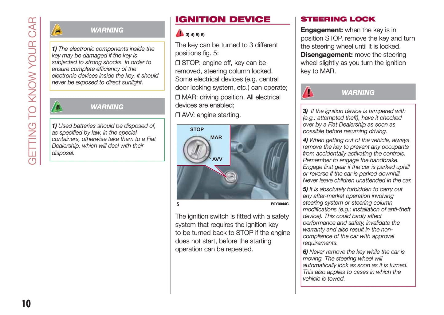 2015-2016 Fiat 500L Owner's Manual | English