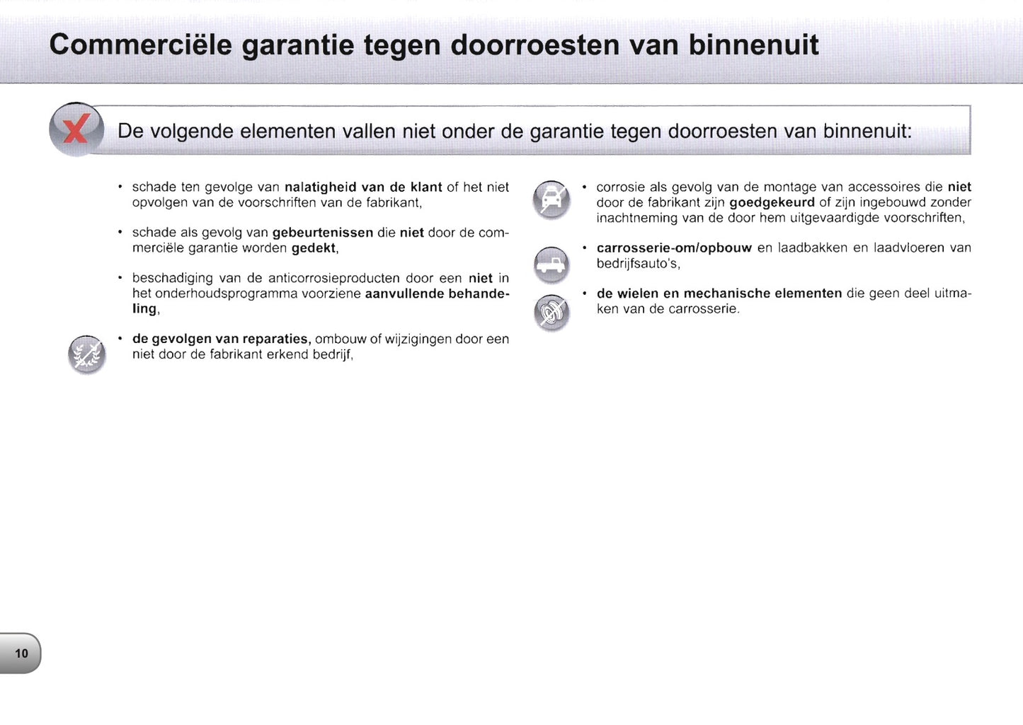 Peugeot Garantie- en Onderhoudsboekje 2015