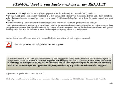 2002-2006 Renault Espace Manuel du propriétaire | Néerlandais