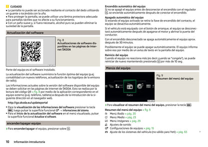 Skoda Admunsen & Bolero Manual de Instrucciones 2014 - 2018