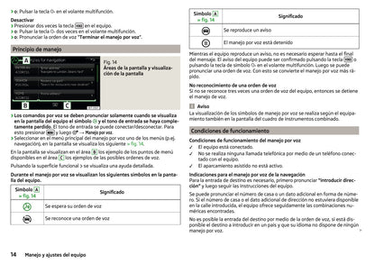 Skoda Admunsen & Bolero Manual de Instrucciones 2014 - 2018