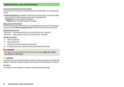 Skoda Admunsen & Bolero Manual de Instrucciones 2014 - 2018