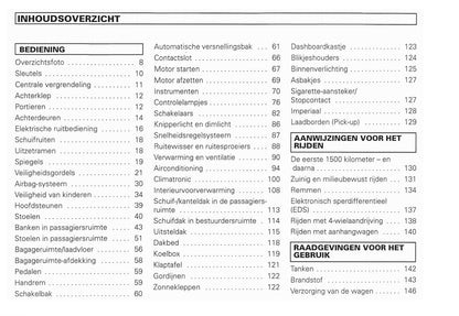 1990-2003 Volkswagen Caravelle/Multivan/Transporter Owner's Manual | Dutch