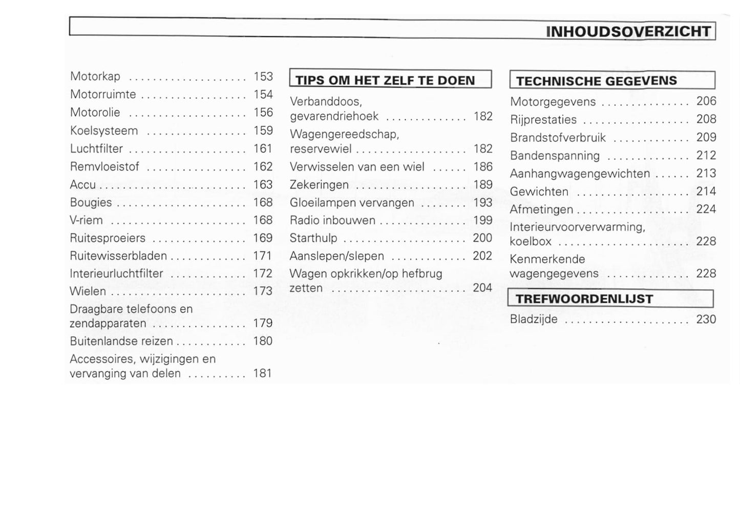 1990-2003 Volkswagen Caravelle/Multivan/Transporter Owner's Manual | Dutch