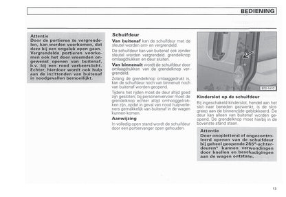 1990-2003 Volkswagen Caravelle/Multivan/Transporter Owner's Manual | Dutch