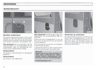 1990-2003 Volkswagen Caravelle/Multivan/Transporter Owner's Manual | Dutch