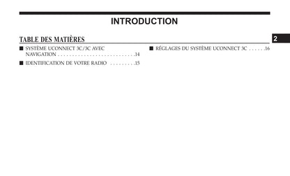 Jeep System Uconnect 3C3C Guide d'utilisation 2018