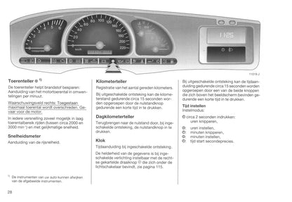 1995-1999 Opel Vectra Gebruikershandleiding | Nederlands