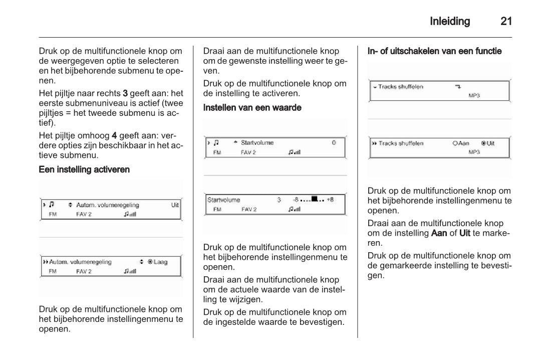 Opel Meriva Infotainment System Handleiding 2010 - 2014