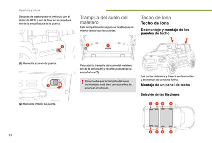 2016-2023 Citroën E-Mehari Manuel du propriétaire | Espagnol