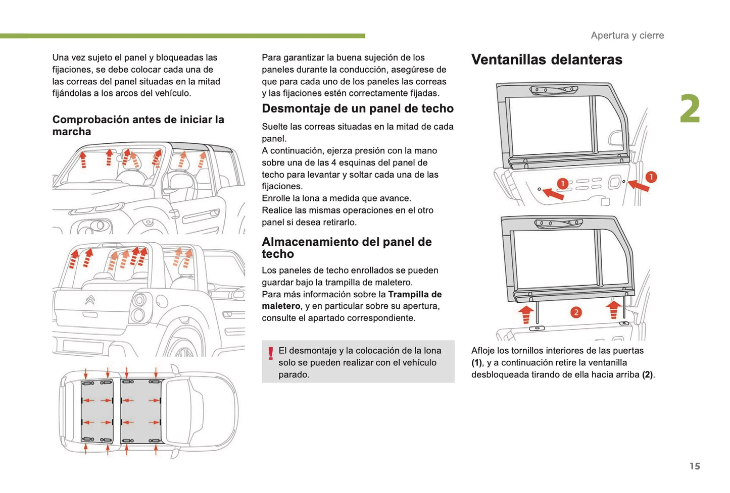 2016-2023 Citroën E-Mehari Manuel du propriétaire | Espagnol