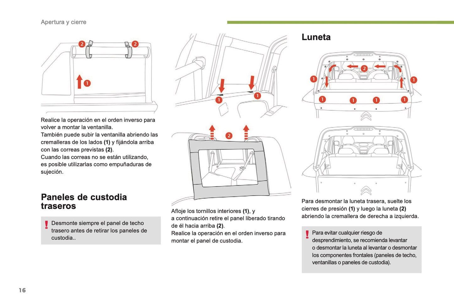 2016-2023 Citroën E-Mehari Manuel du propriétaire | Espagnol