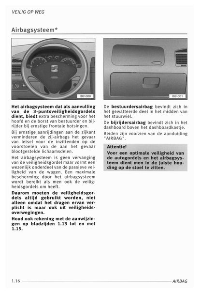 1999-2002 Seat Ibiza Bedienungsanleitung | Niederländisch