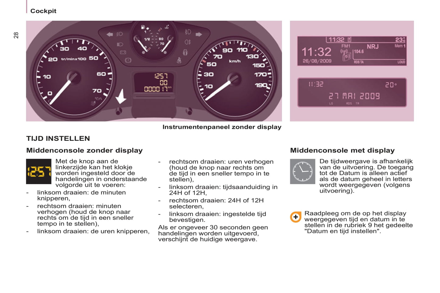 2011-2012 Peugeot Partner Tepee Bedienungsanleitung | Niederländisch