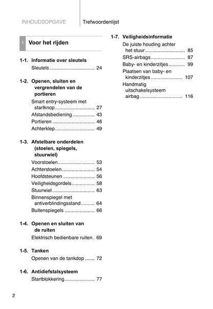 2010-2011 Toyota Corolla Gebruikershandleiding | Nederlands