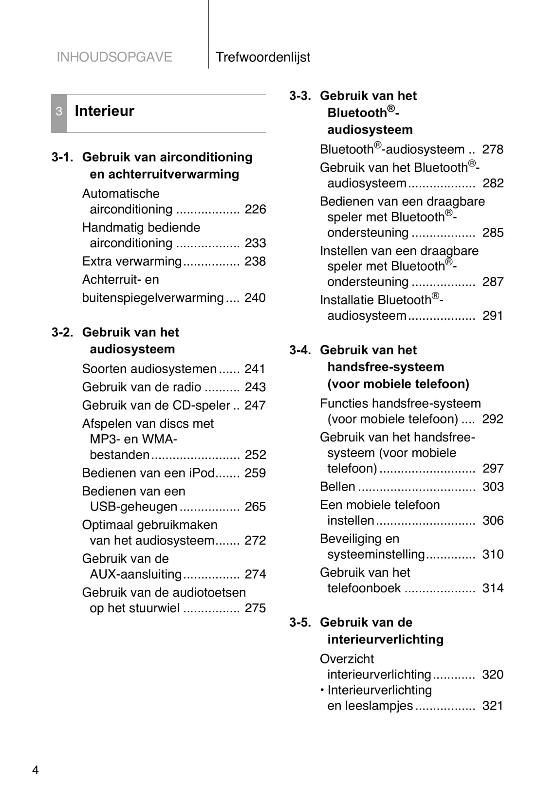 2010-2011 Toyota Corolla Gebruikershandleiding | Nederlands