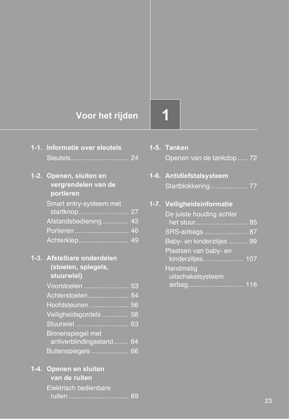 2010-2011 Toyota Corolla Gebruikershandleiding | Nederlands