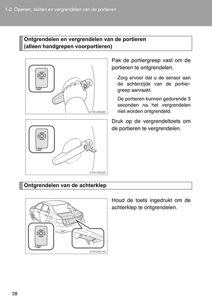 2010-2011 Toyota Corolla Gebruikershandleiding | Nederlands