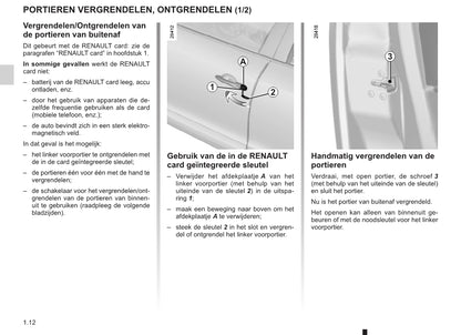 2011-2012 Renault Mégane Bedienungsanleitung | Niederländisch