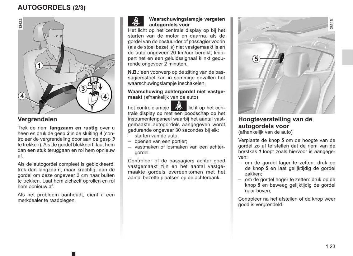 2011-2012 Renault Mégane Bedienungsanleitung | Niederländisch