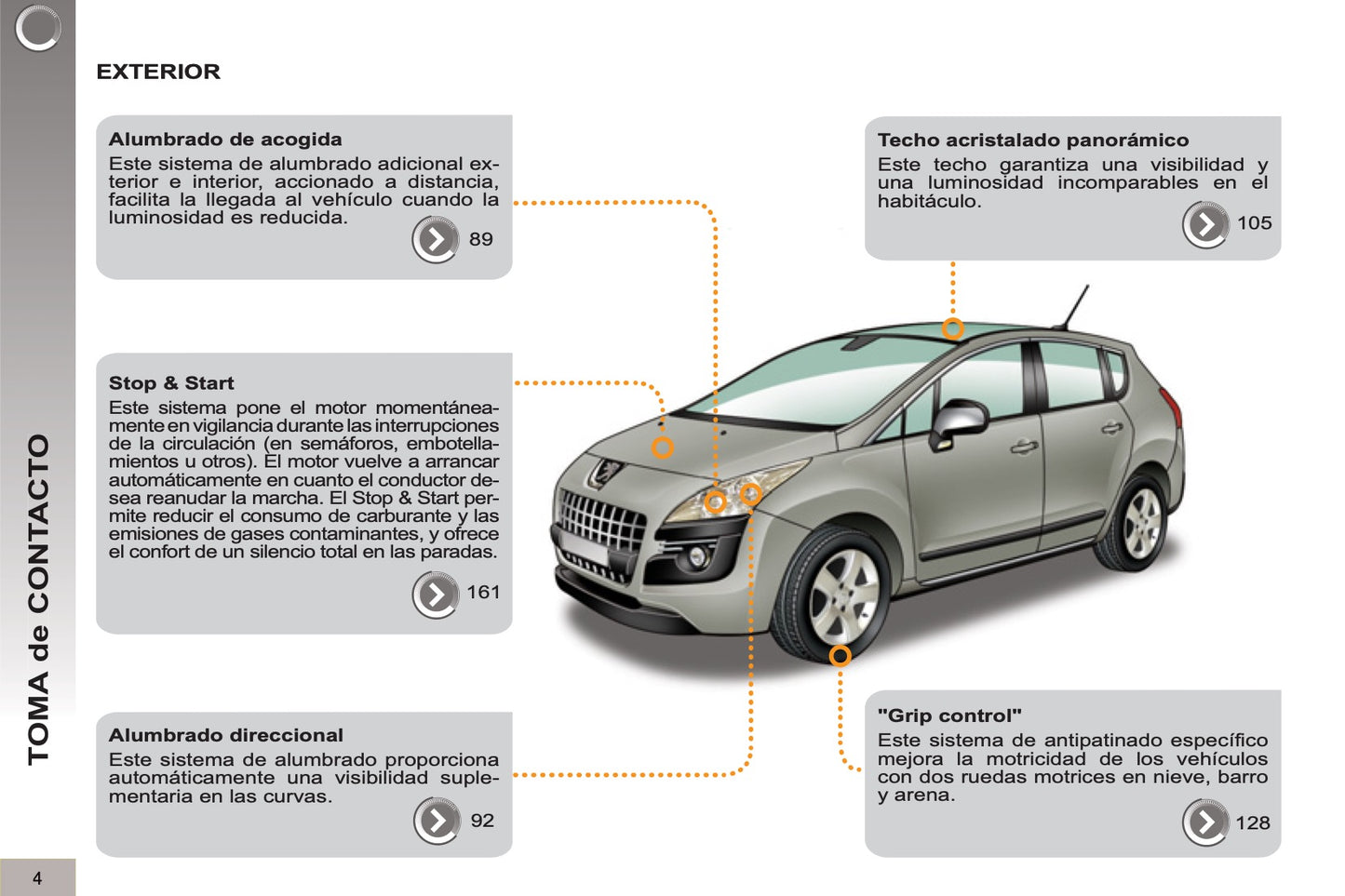 2012-2013 Peugeot 3008 Gebruikershandleiding | Spaans