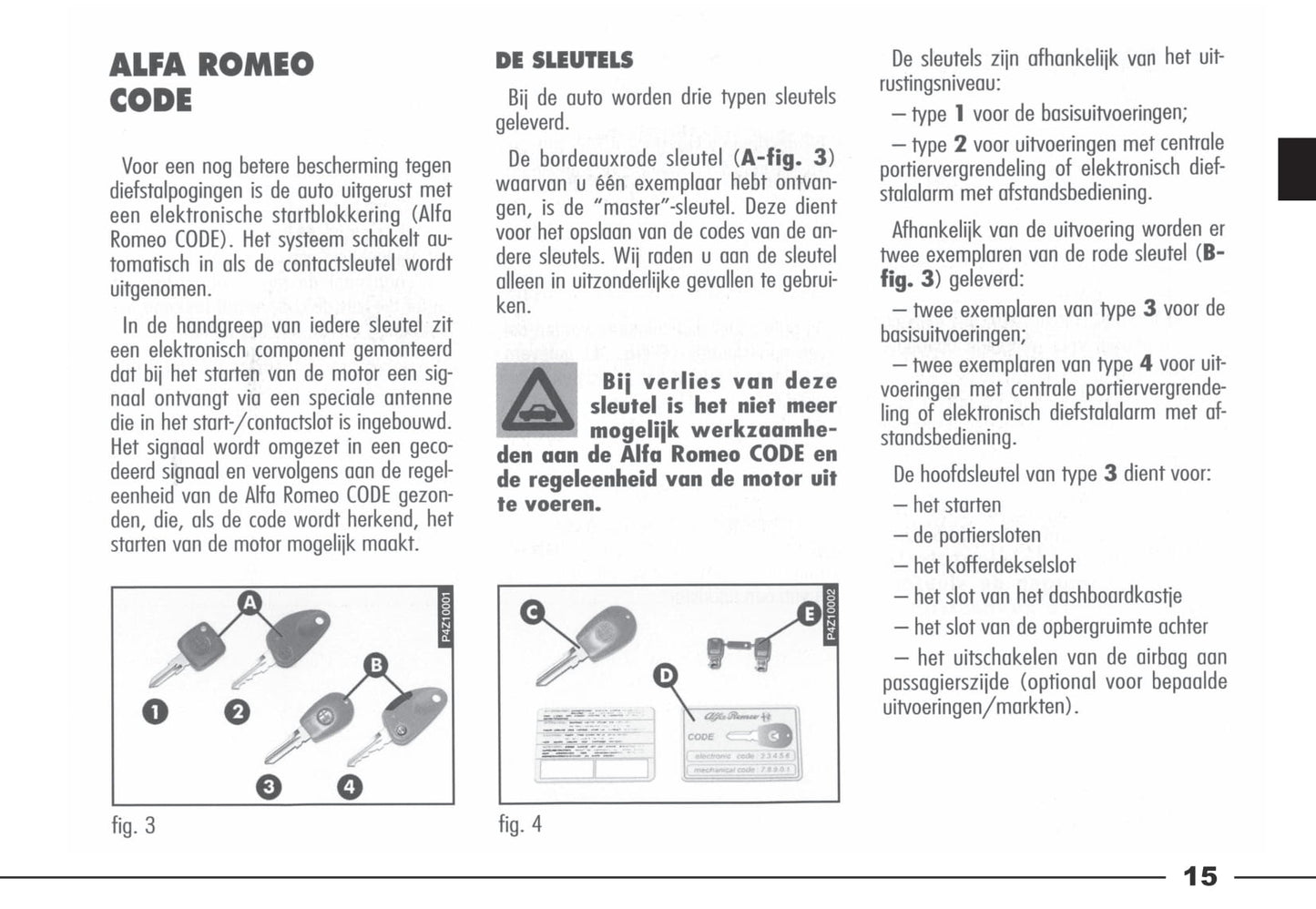 2003-2006 Alfa Romeo Spider Gebruikershandleiding | Nederlands