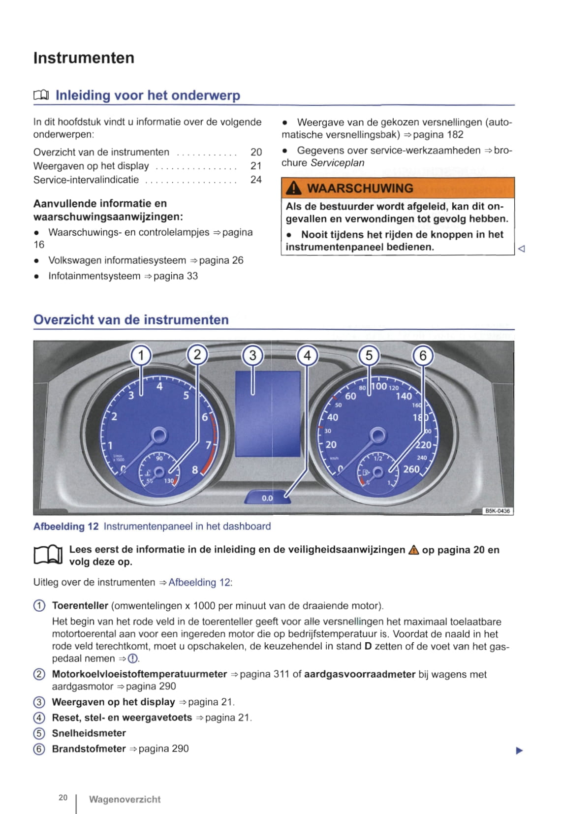 2013-2014 Volkswagen Golf Owner's Manual | Dutch