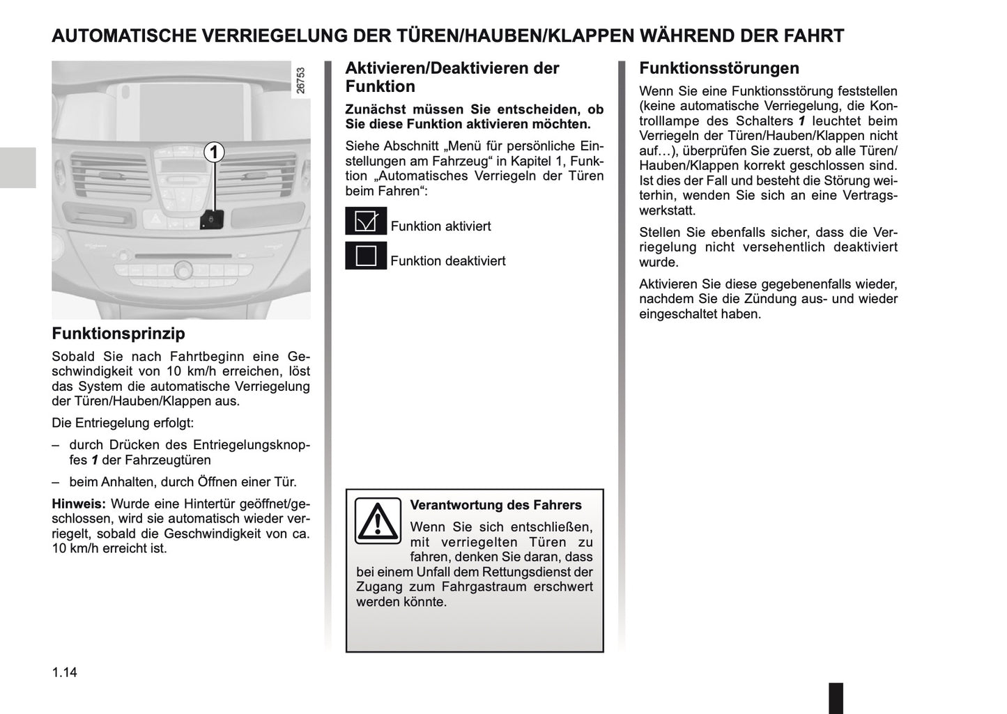 2012-2013 Renault Laguna Manuel du propriétaire | Allemand