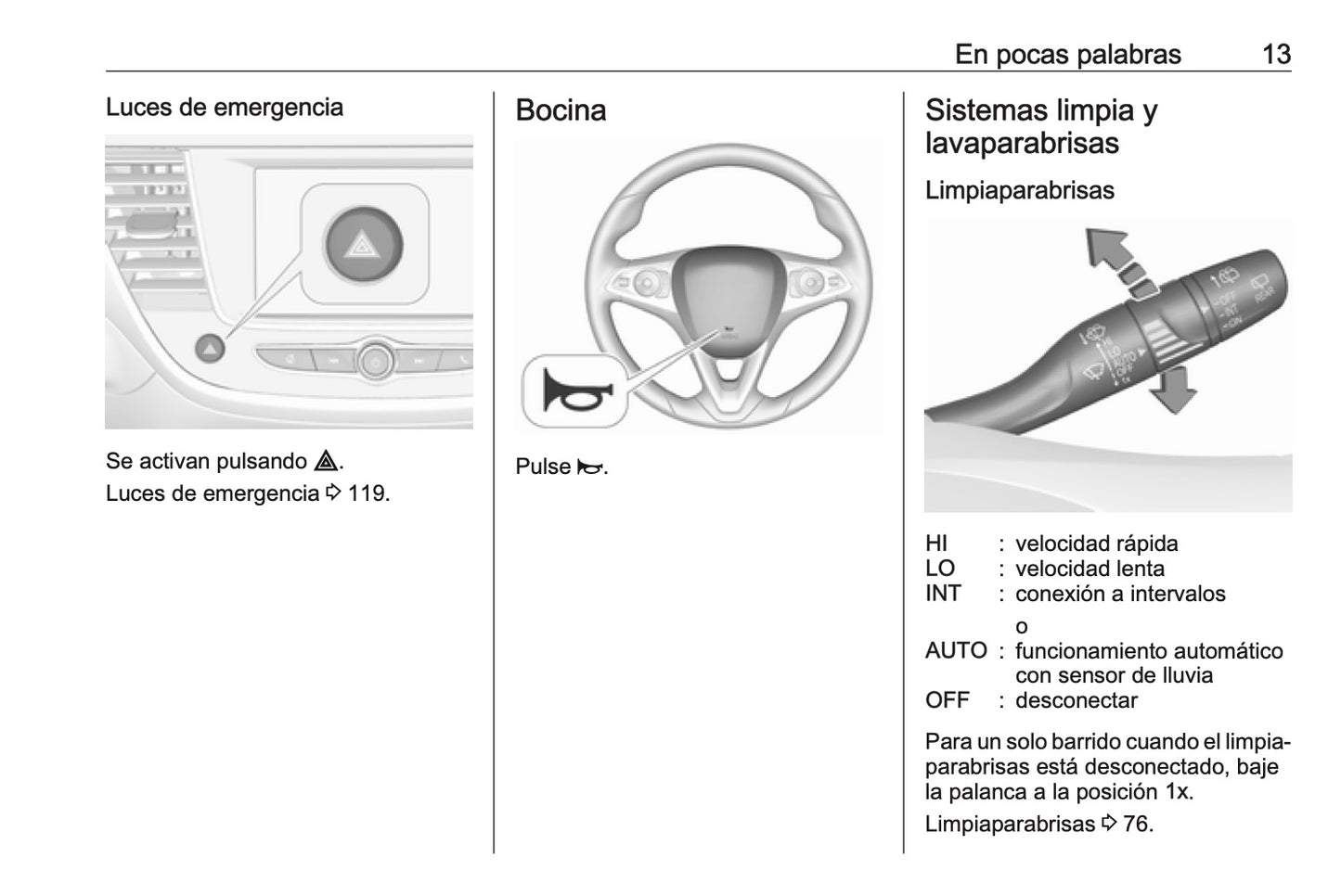 Opel Crossland X Manual de infoentretenimiento 2014 - 2019