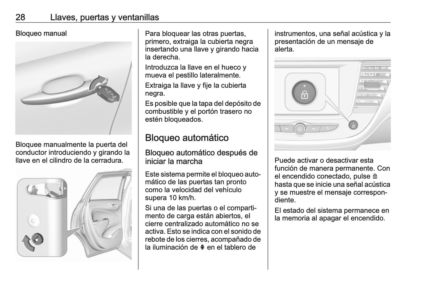 Opel Crossland X Manual de infoentretenimiento 2014 - 2019