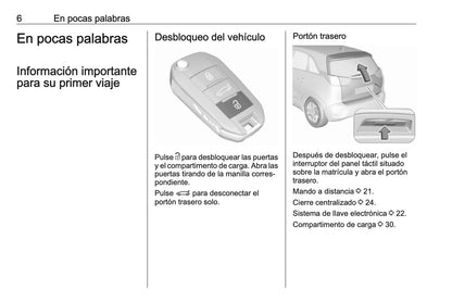 Opel Crossland X Manual de infoentretenimiento 2014 - 2019