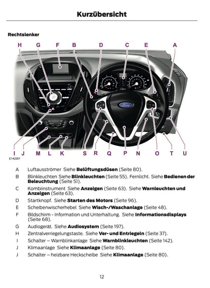 2012-2014 Ford B-Max Gebruikershandleiding | Duits