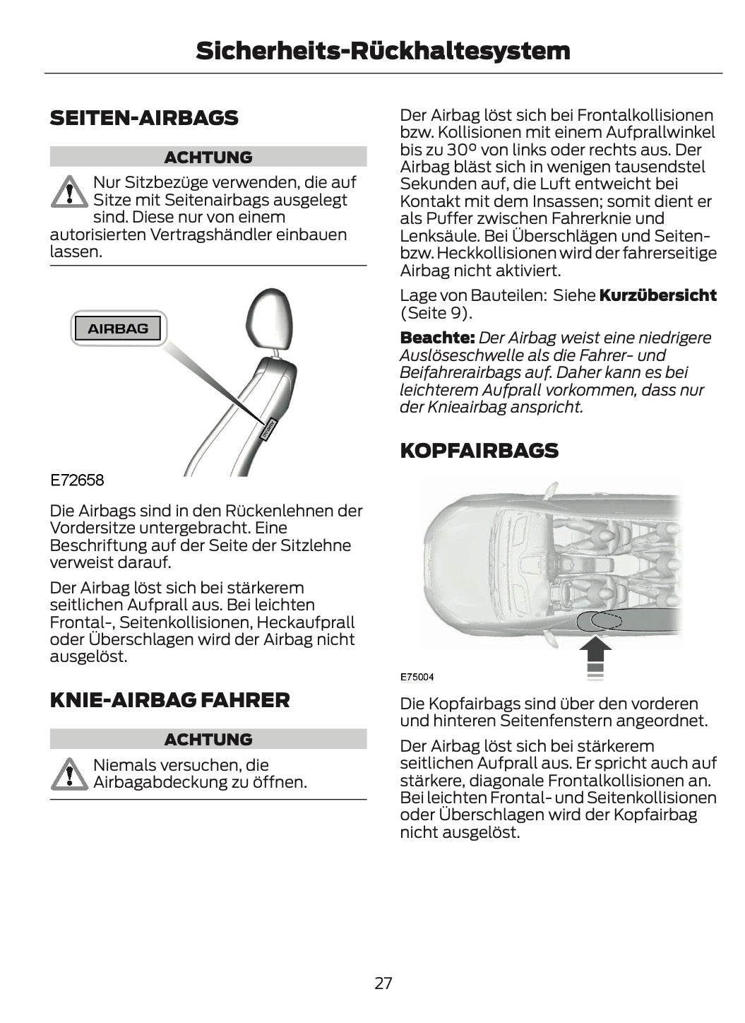 2012-2014 Ford B-Max Gebruikershandleiding | Duits