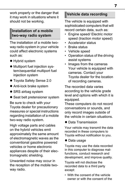 2020-2022 Toyota Sienna Manuel du propriétaire | Anglais