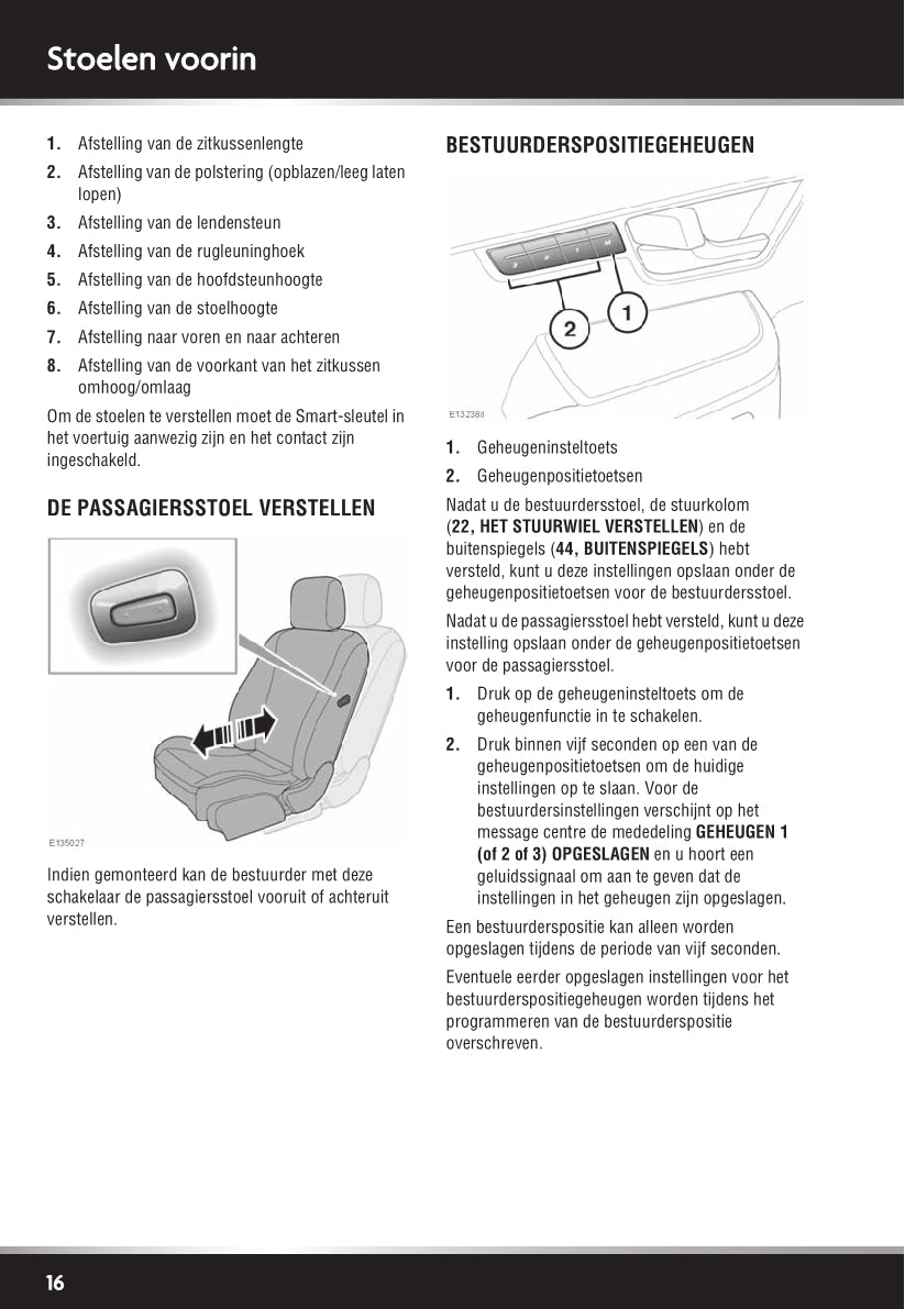 2011-2012 Jaguar XJ Owner's Manual | Dutch