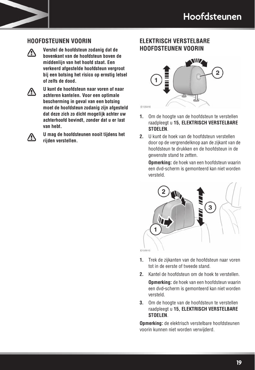 2011-2012 Jaguar XJ Owner's Manual | Dutch