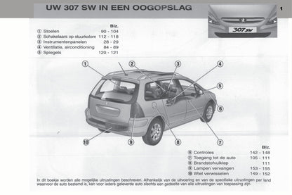 2003-2004 Peugeot 307 SW Manuel du propriétaire | Néerlandais