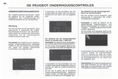 2003-2004 Peugeot 307 SW Manuel du propriétaire | Néerlandais