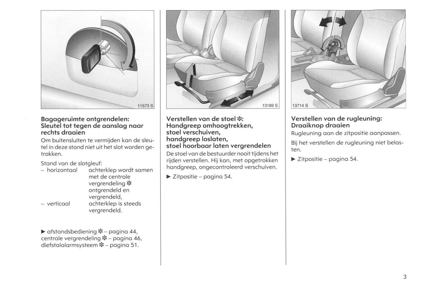 2003-2006 Opel Corsa Owner's Manual | Dutch