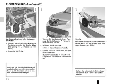 2014-2015 Renault Kangoo Z.E. Owner's Manual | German