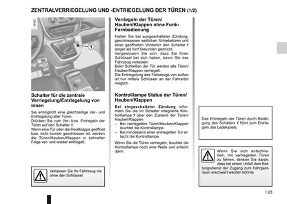 2014-2015 Renault Kangoo Z.E. Owner's Manual | German