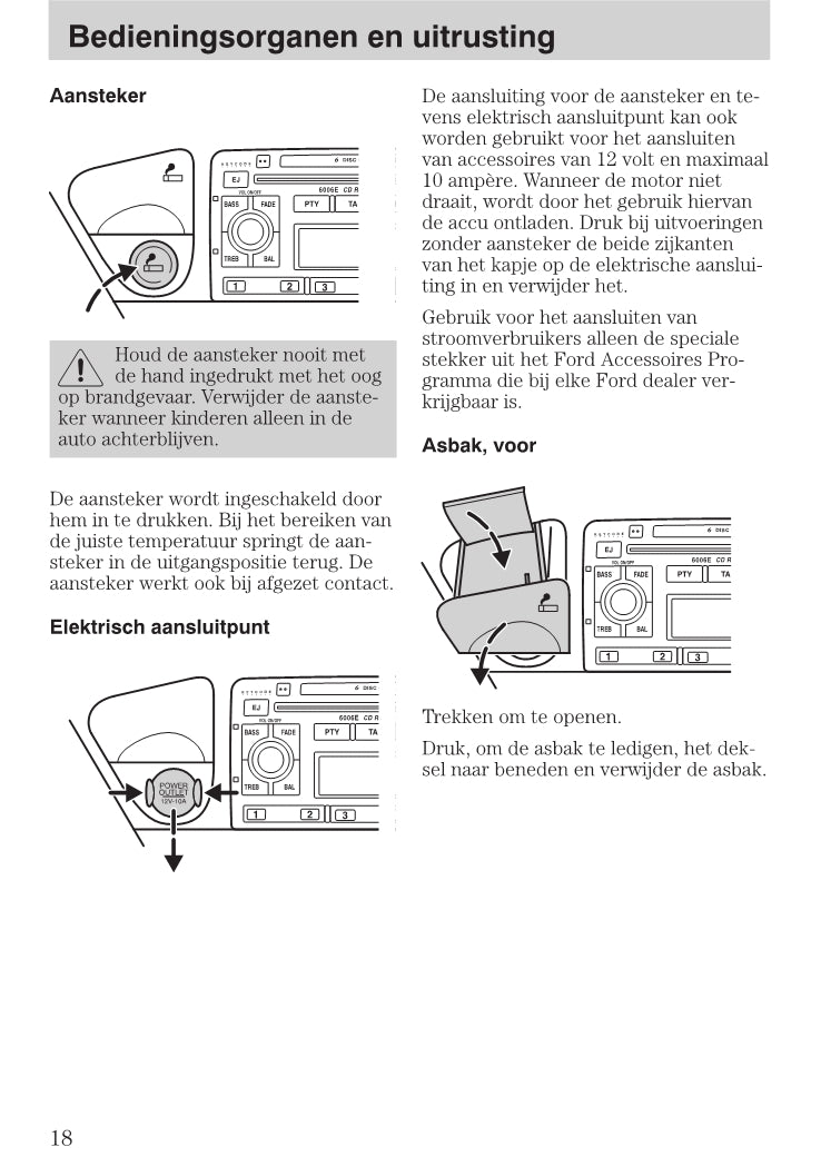 1999-2005 Ford Focus Owner's Manual | Dutch