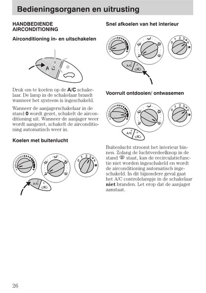 1999-2005 Ford Focus Owner's Manual | Dutch