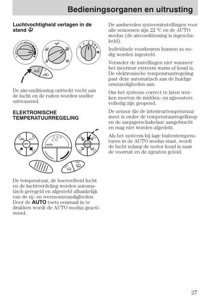 1999-2005 Ford Focus Owner's Manual | Dutch