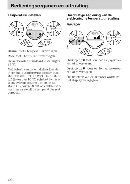 1999-2005 Ford Focus Owner's Manual | Dutch