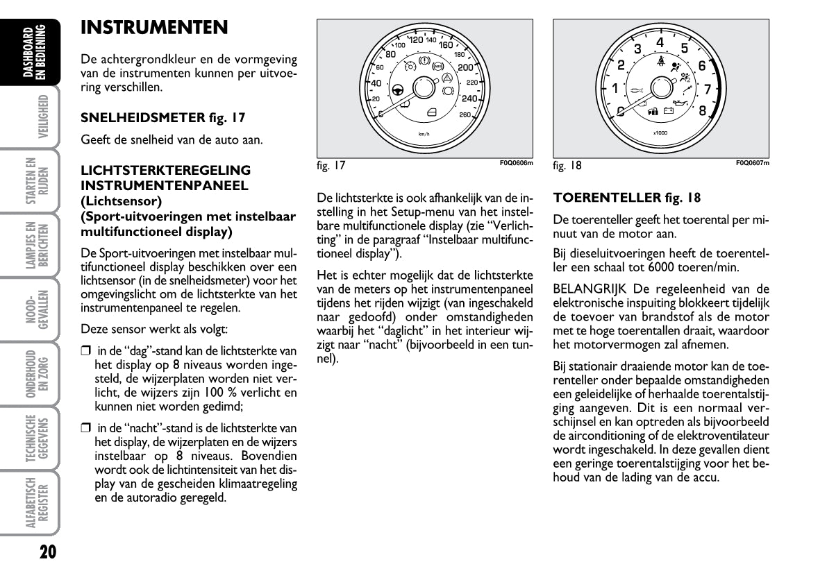 2008-2009 Fiat Bravo Gebruikershandleiding | Nederlands