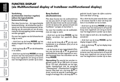 2008-2009 Fiat Bravo Gebruikershandleiding | Nederlands