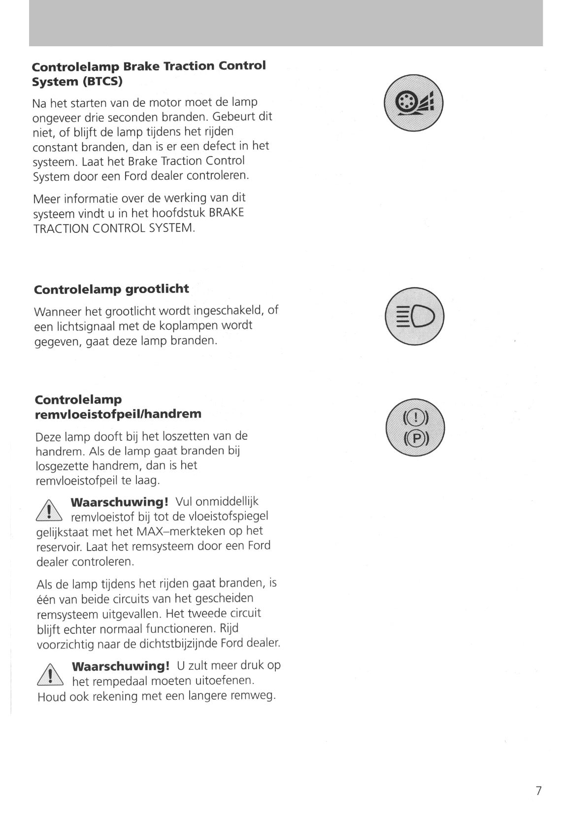 1995-1999 Ford Fiesta Gebruikershandleiding | Nederlands